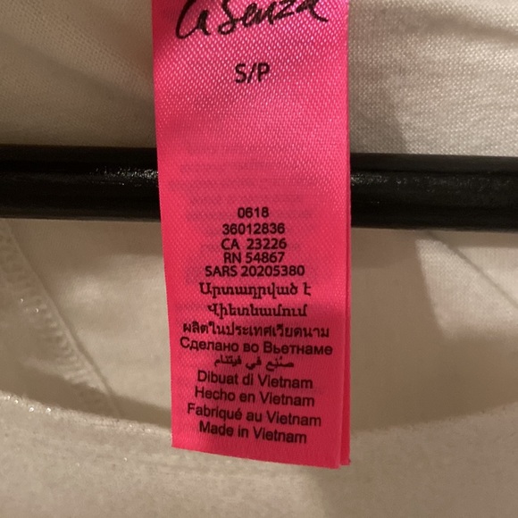 EUC * La Senza * White Wrap back Tank top * Size Small - Picture 3 of 3